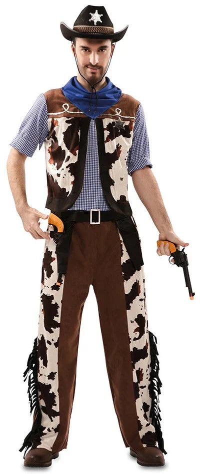 Disfraces para Grupo de Vaqueros con Estampado de Vaca Vaquero Disfraces Simon
