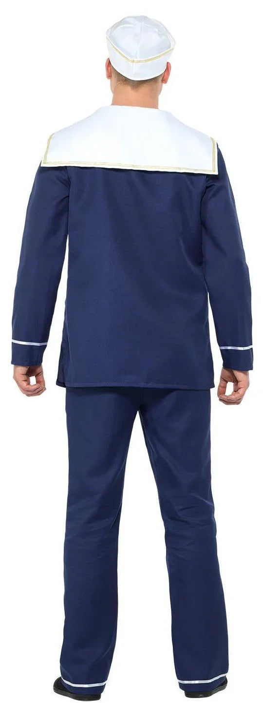 Disfraz de Marinero Azul para Hombre Marineros Smiffys