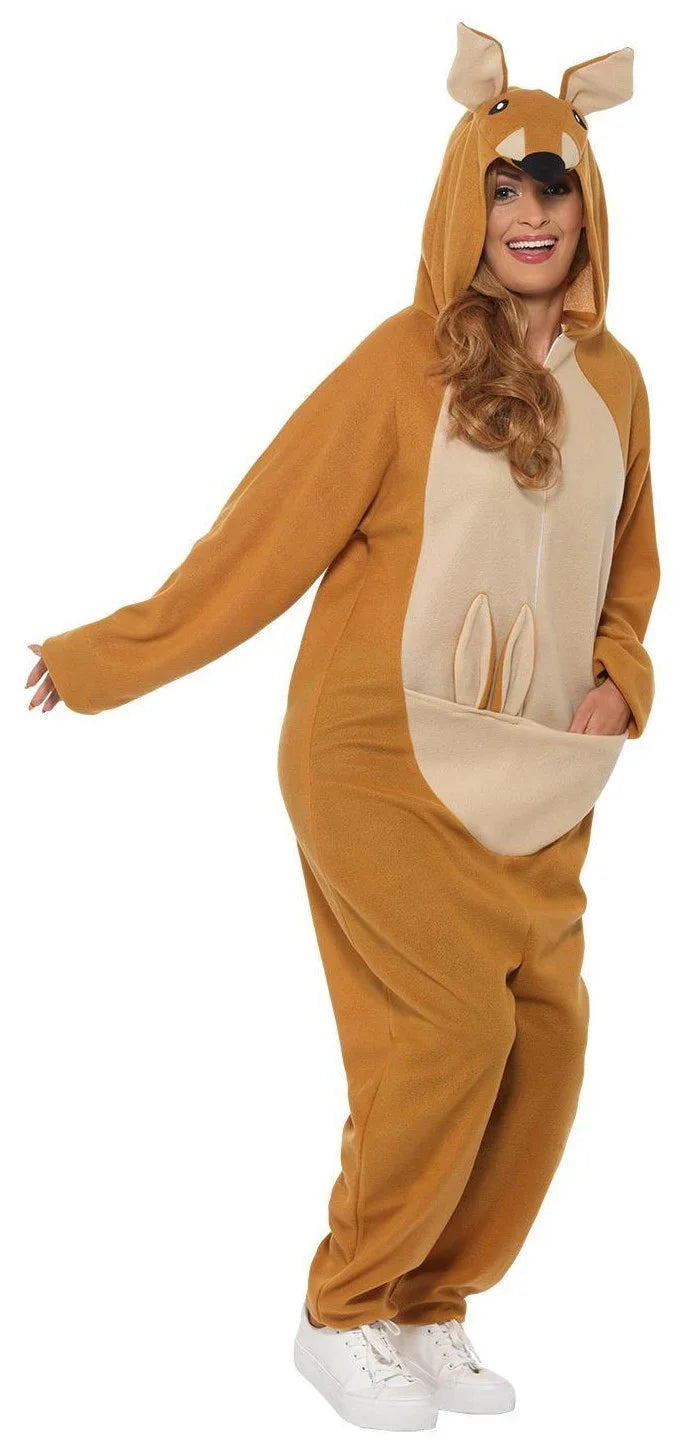 Disfraz de Canguro Pijama para Adulto Canguro Smiffys