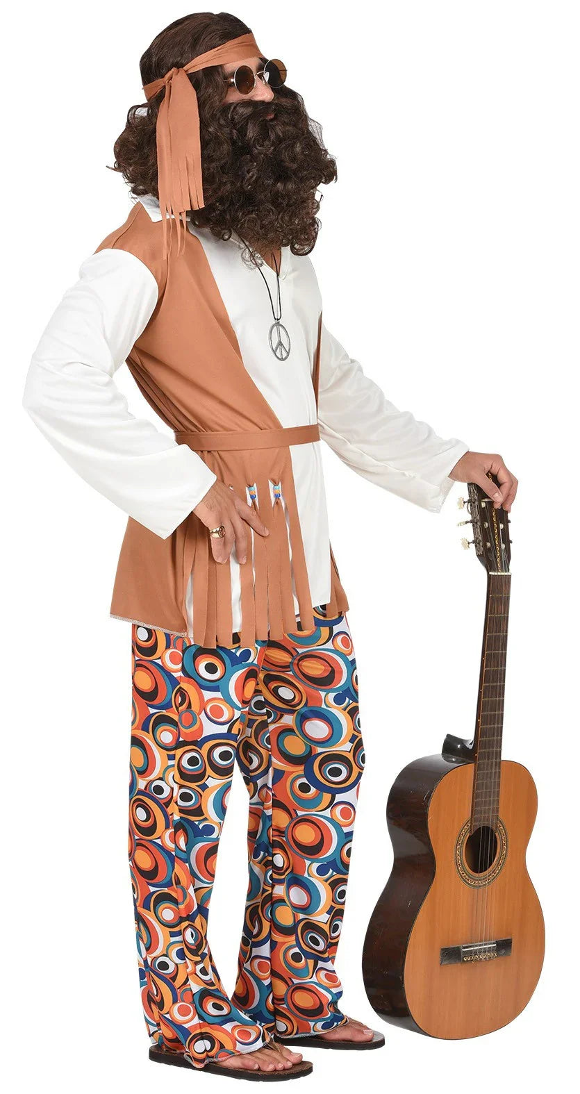 Disfraz de Hippie Pacifista Años 60 para Hombre Hippies Widmann