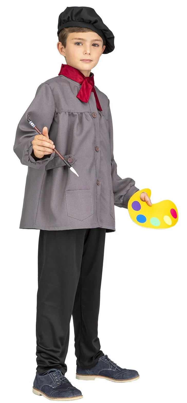 Disfraz de Pintor con Paleta y Pincel para Niño Pintores Viving