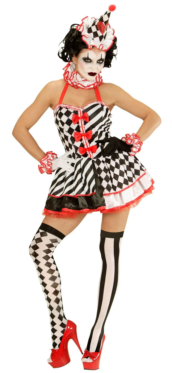 Medias de Arlequín con Rombos y Rayas Arlequines y Bufones Widmann