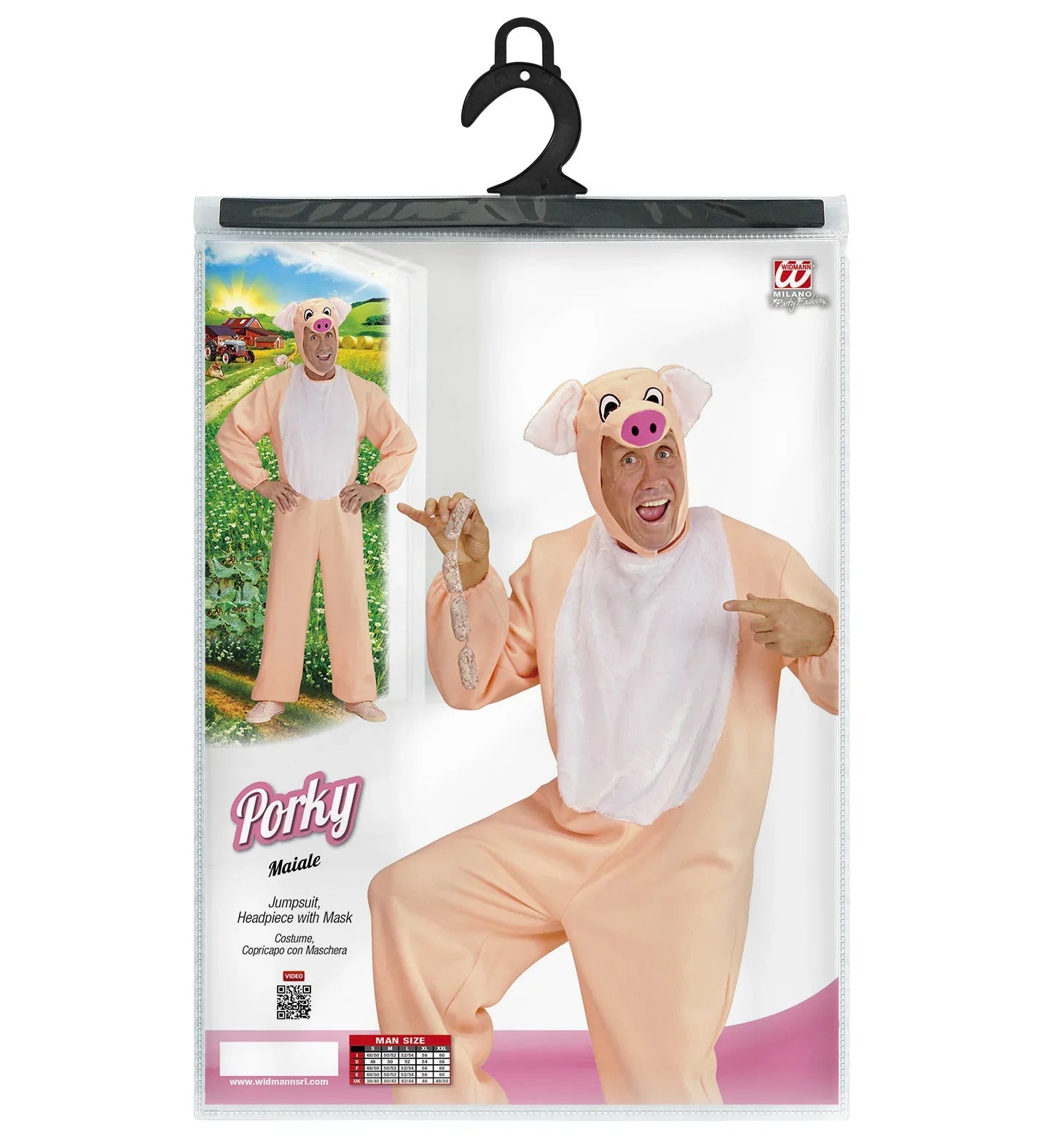 Disfraz de Cerdito para Adulto Animales Widmann