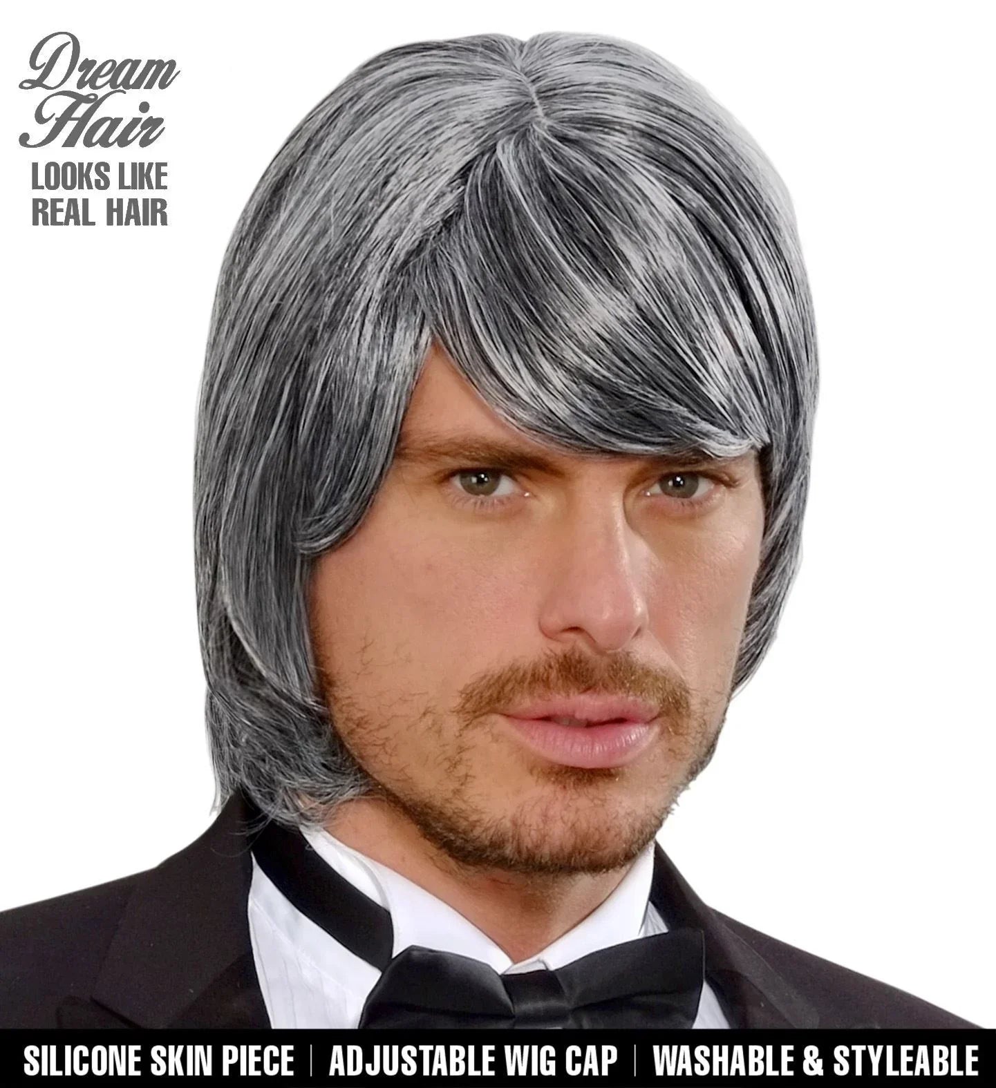 Peluca Canosa para Hombre Media Melena Pelucas Widmann