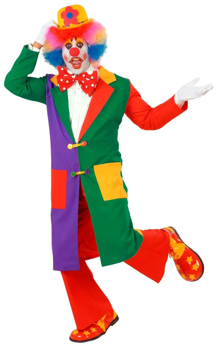 Chaqueta de Payaso Multicolor para Hombre Complementos Payasos Widmann