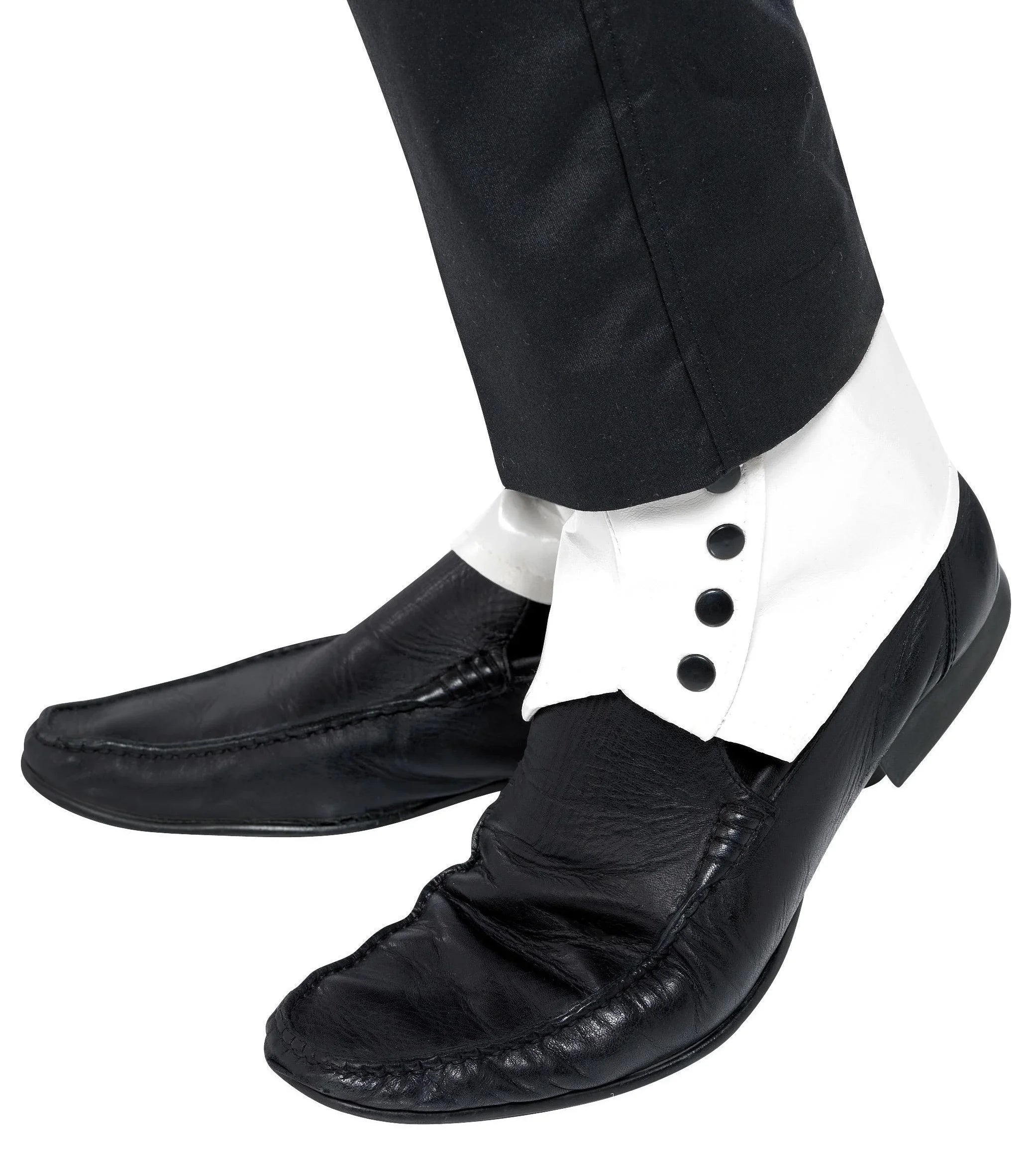 Polainas Blancas de Gangster Complementos Charlestón y Gangster Smiffys