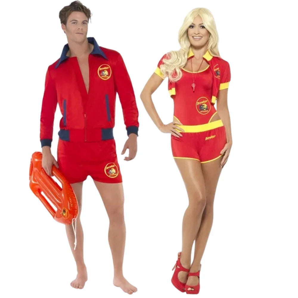 Disfraces en Pareja de Los Vigilantes de la Playa Vigilantes de la Playa Disfraces Simon