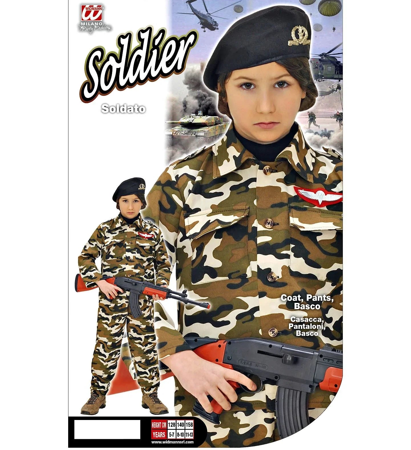 Disfraz de Soldado INFANTILES Widmann