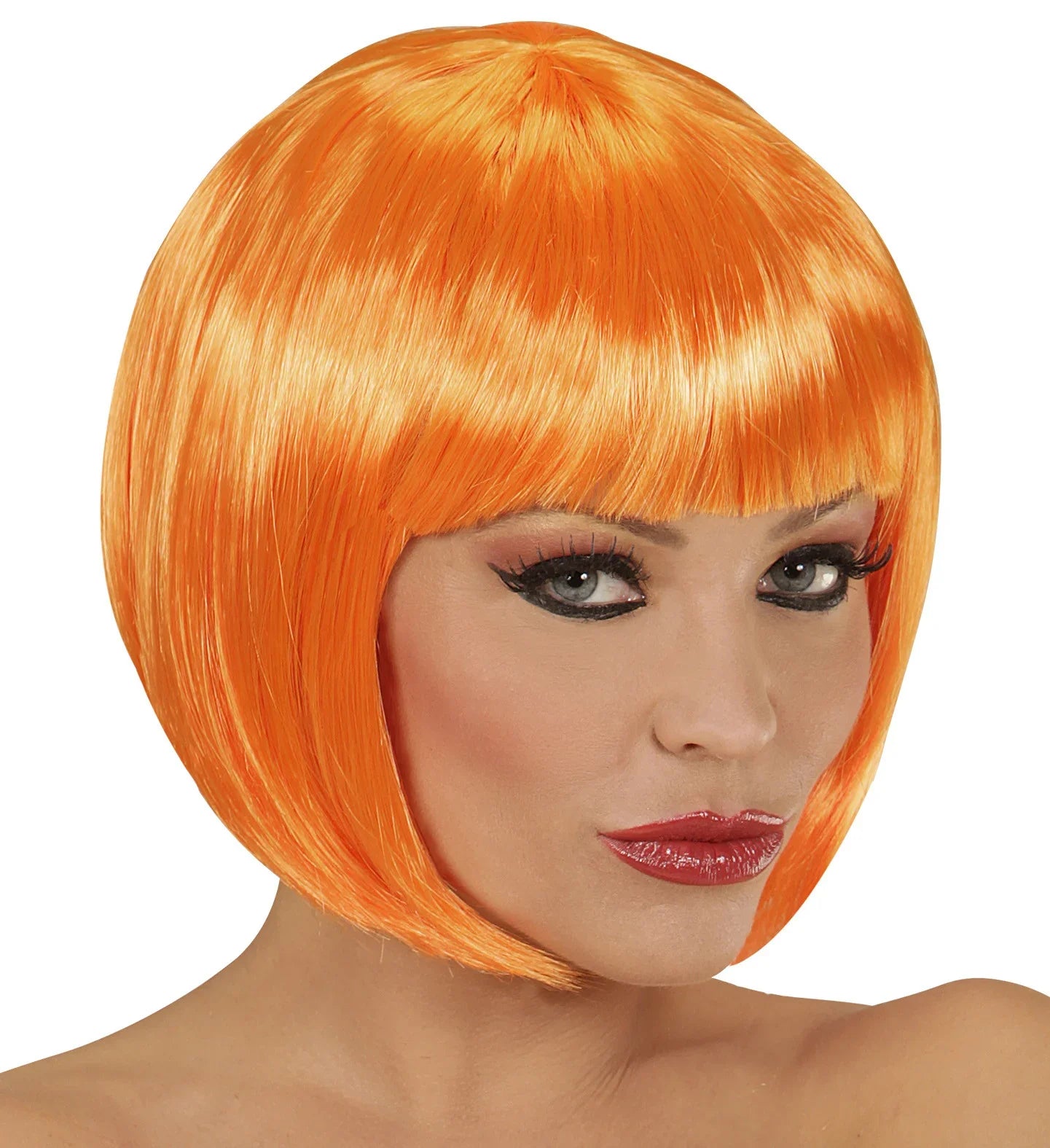 Peluca Media Melena Naranja COMPLEMENTOS Widmann