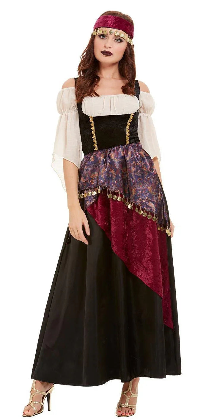 Disfraz de Adivina Gitana para Mujer Circo Smiffys