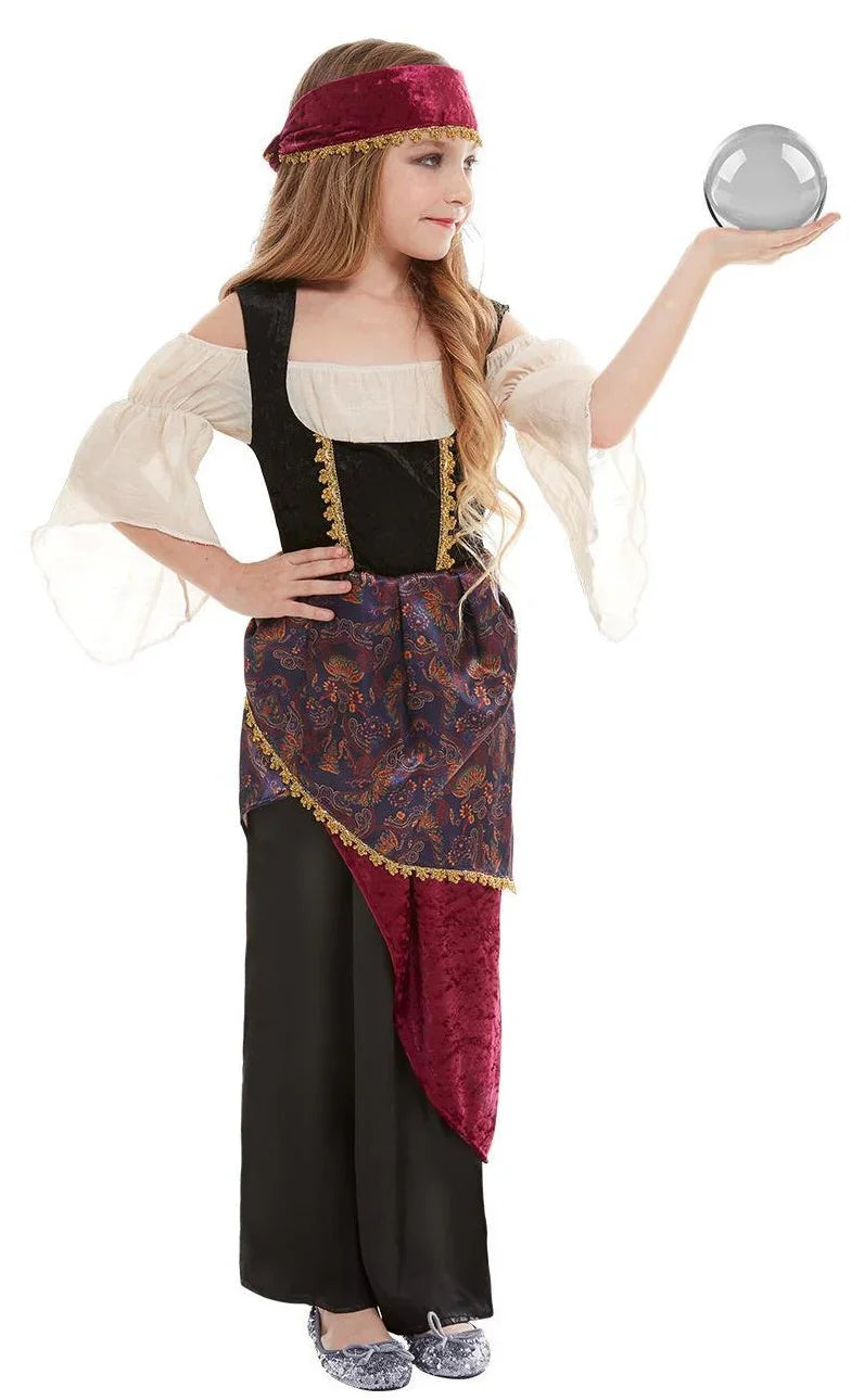 Disfraz de Adivina Gitana para Niña Circo Smiffys