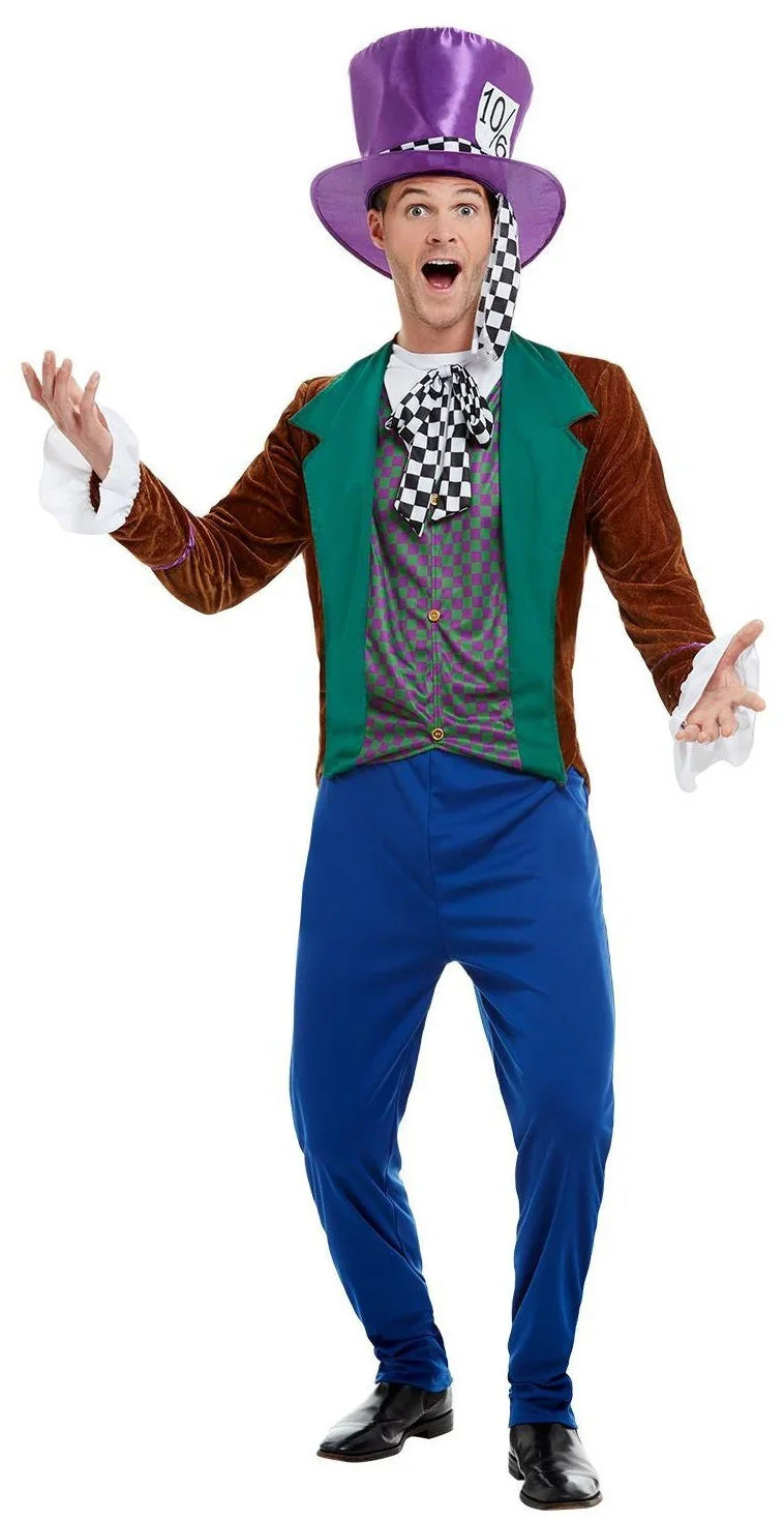 Disfraz de Sombrerero Loco Divertido para Hombre Sombrerero Loco Smiffys