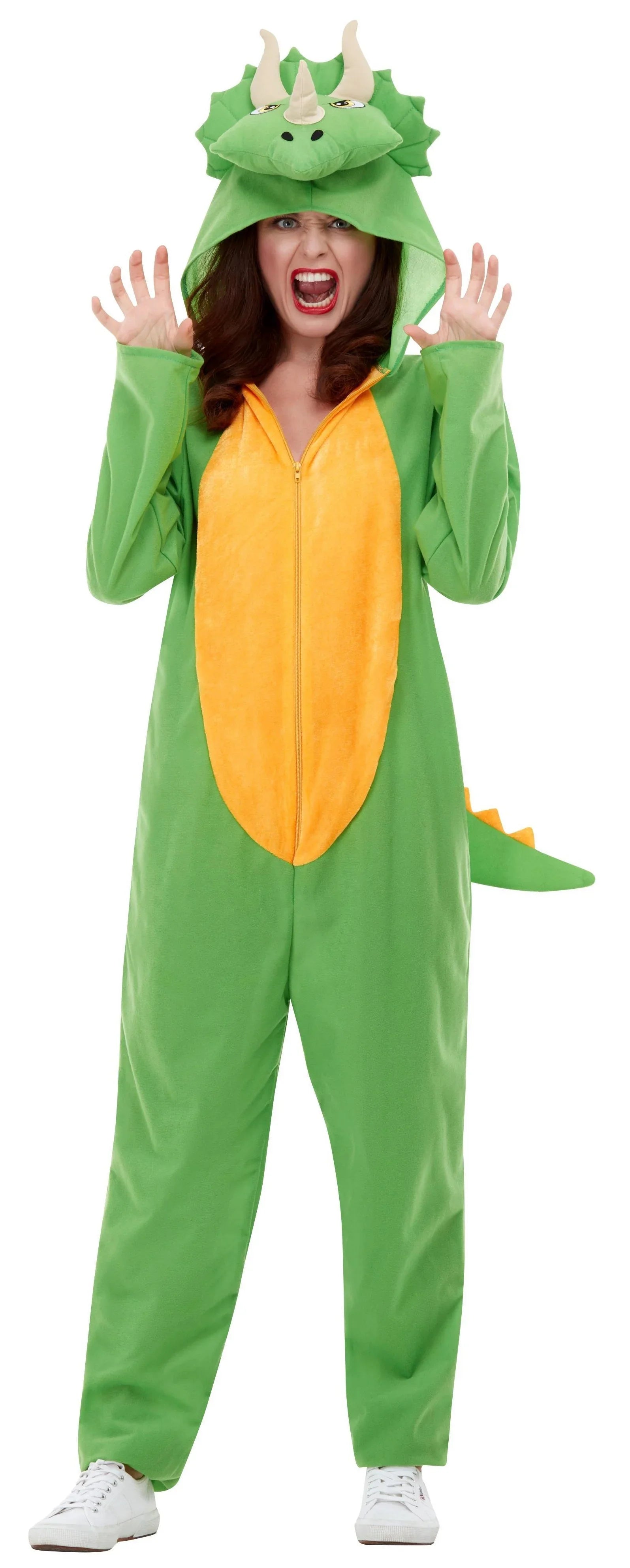 Disfraz de Dinosaurio Triceratops para Adulto Dragón y Dinosaurio Smiffys