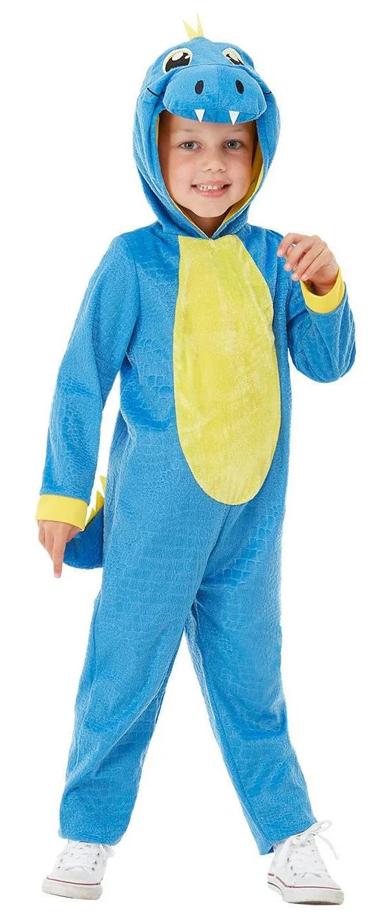 Disfraz de Dinosaurio Azul para Bebé Dragón y Dinosaurio Smiffys