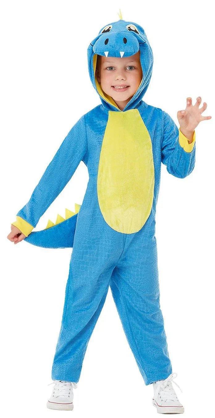 Disfraz de Dinosaurio Azul para Bebé Dragón y Dinosaurio Smiffys
