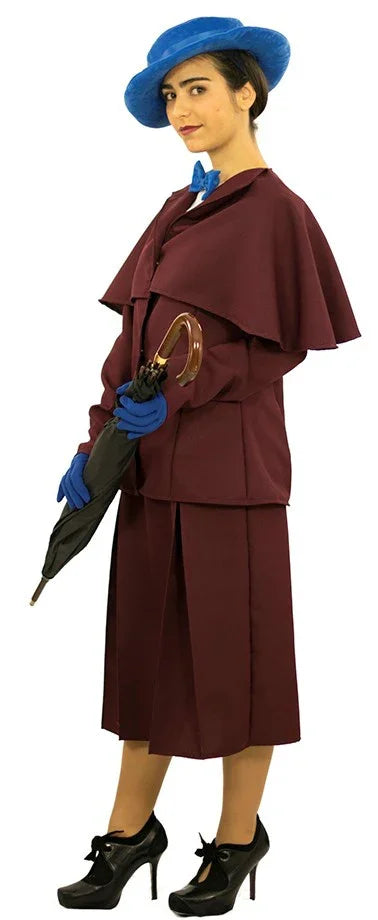 Disfraz de Mary Poppins Granate Premium para Mujer Mary Poppins Limit Sport