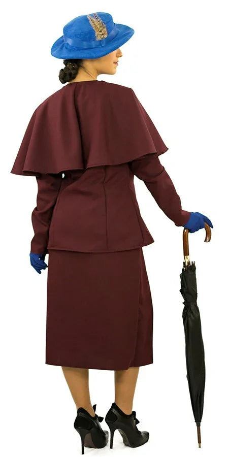 Disfraz de Mary Poppins Granate Premium para Mujer Mary Poppins Limit Sport