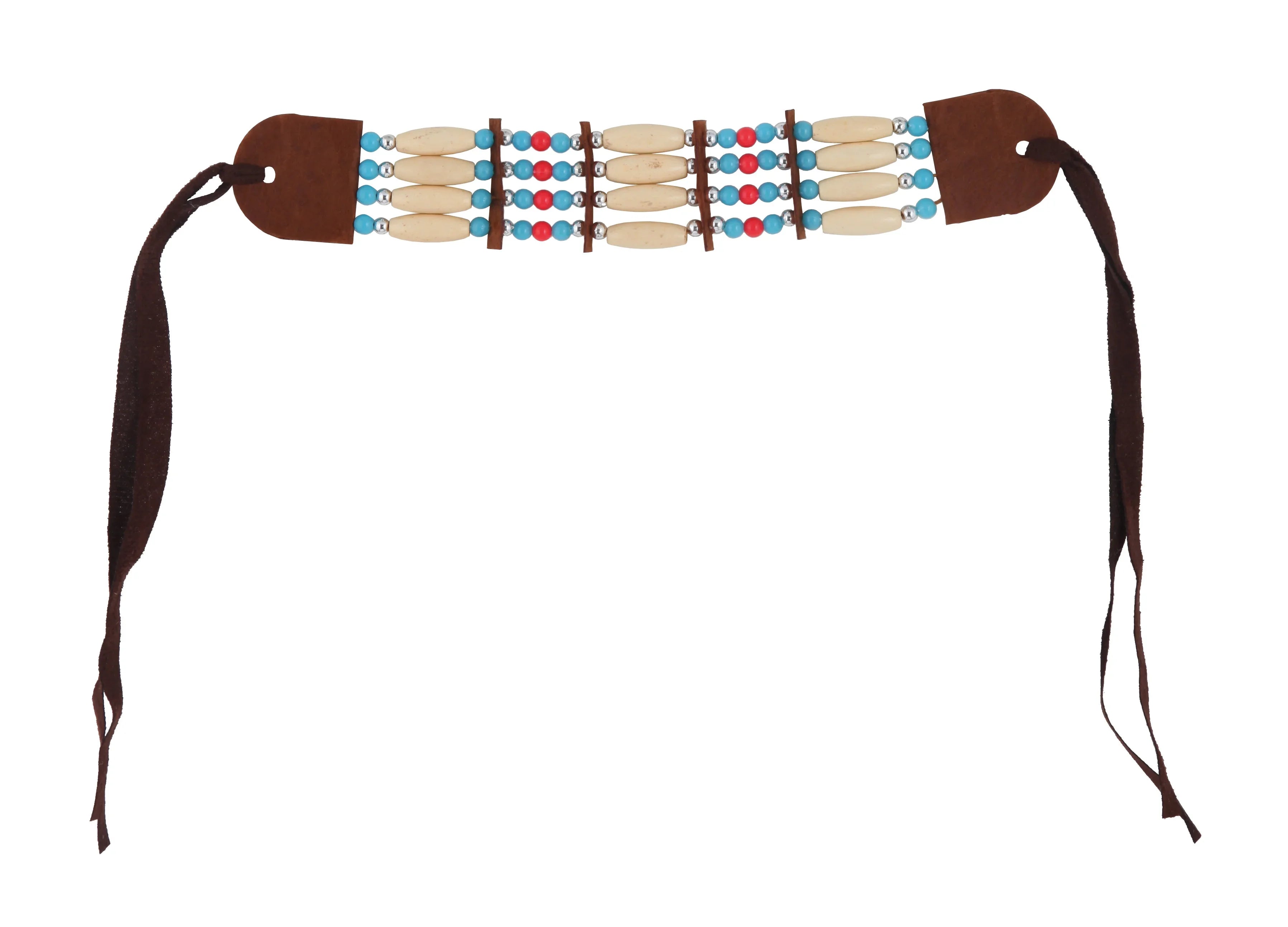 Pulsera India Decorada Azul y Blanca Complementos Indios Fycar Complementos