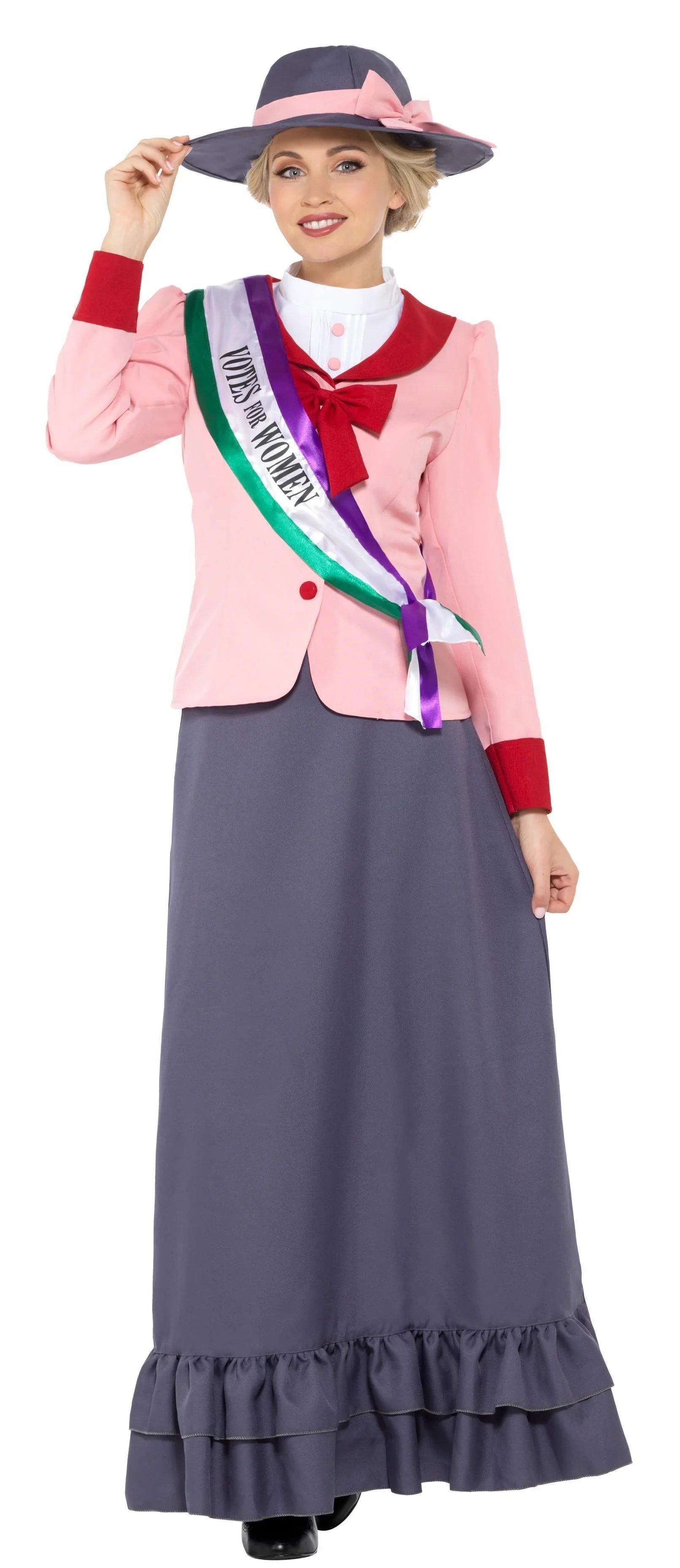 Disfraz de Sufragista Victoriana para Mujer Venecianos y de Época Smiffys