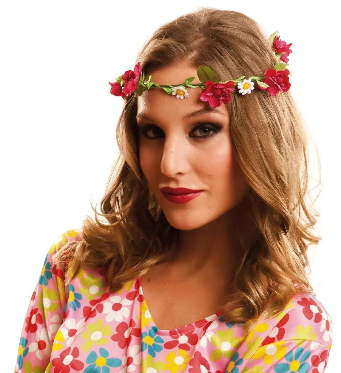 Corona Hippie de Flores Complementos Hippies Viving