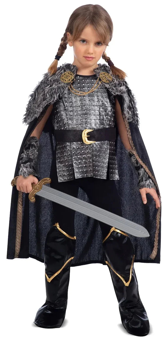 Disfraces para Grupo de Vikingos Negros con Capa Vikingo Disfraces Simon