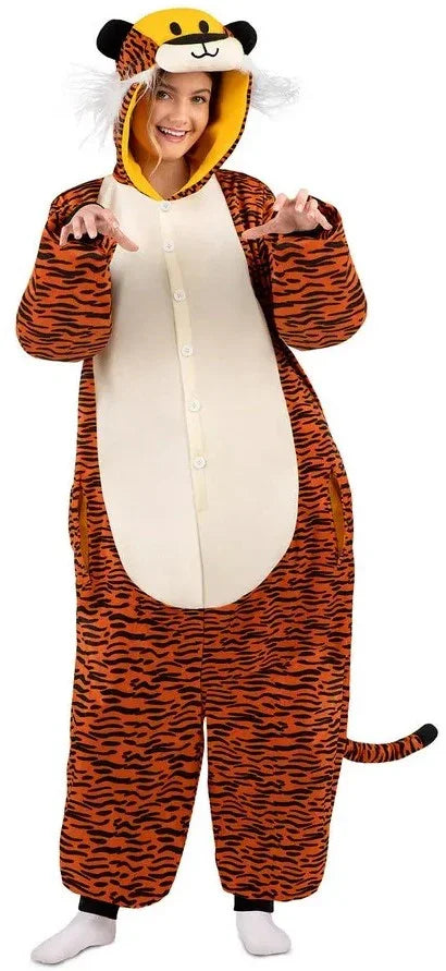 Disfraz de Tigre Pijama para Adulto Tigre Viving