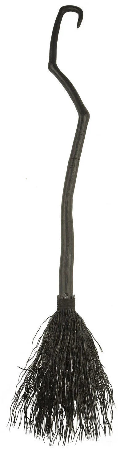 Escoba de Bruja Negra 130 cm Brujas Viving