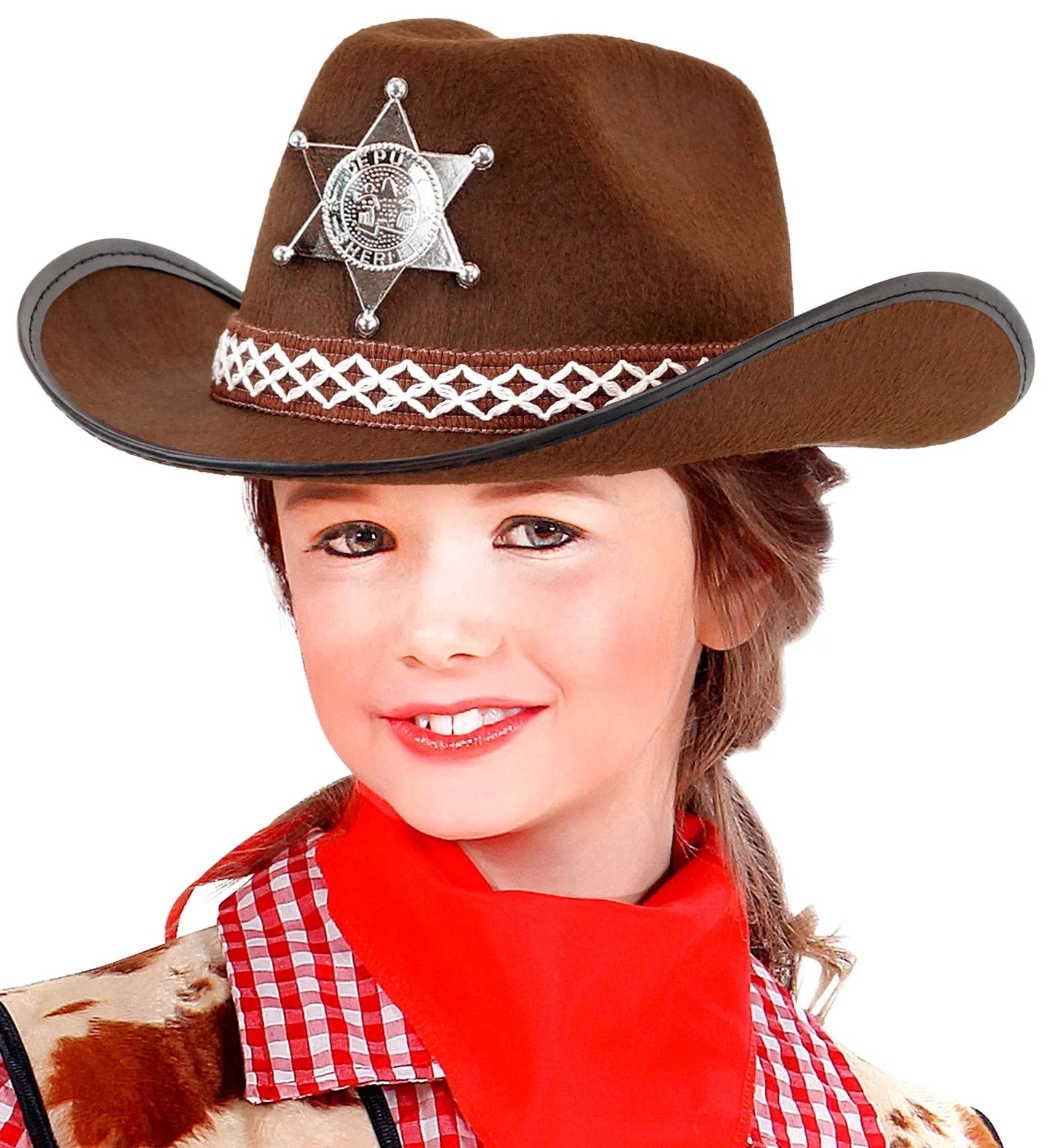 Sombrero Infantil marron Sheriff COMPLEMENTOS Widmann