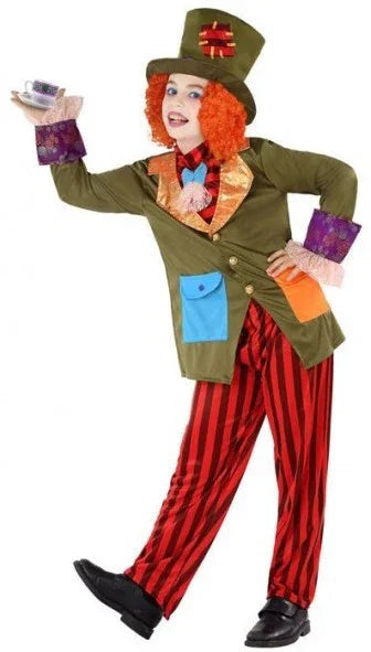 Disfraz de Sombrerero Loco Divertido Infantil Sombrerero Loco Atosa