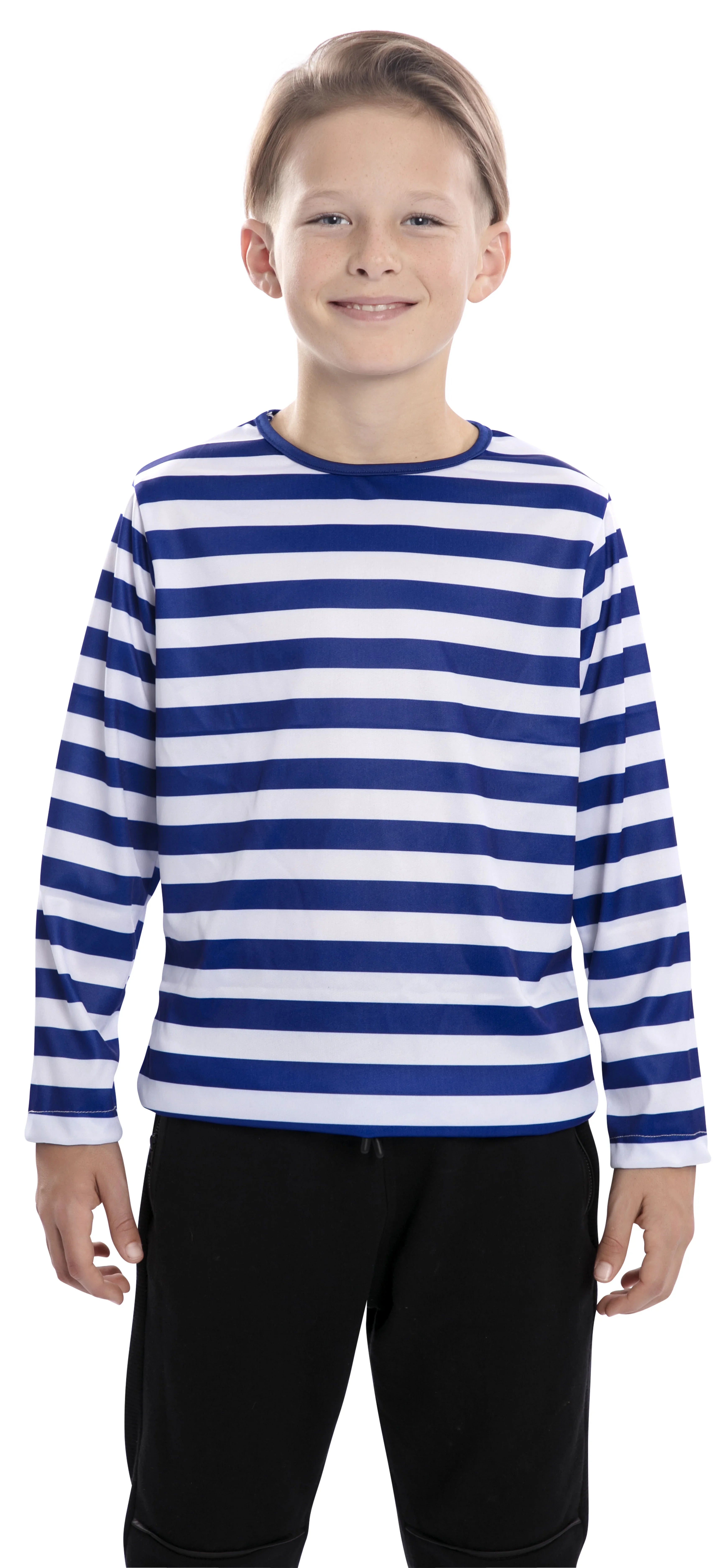 Camiseta de Rayas Azules y Blancas Infantil Chaquetas, Chalecos y Camisas EuroCarnavales