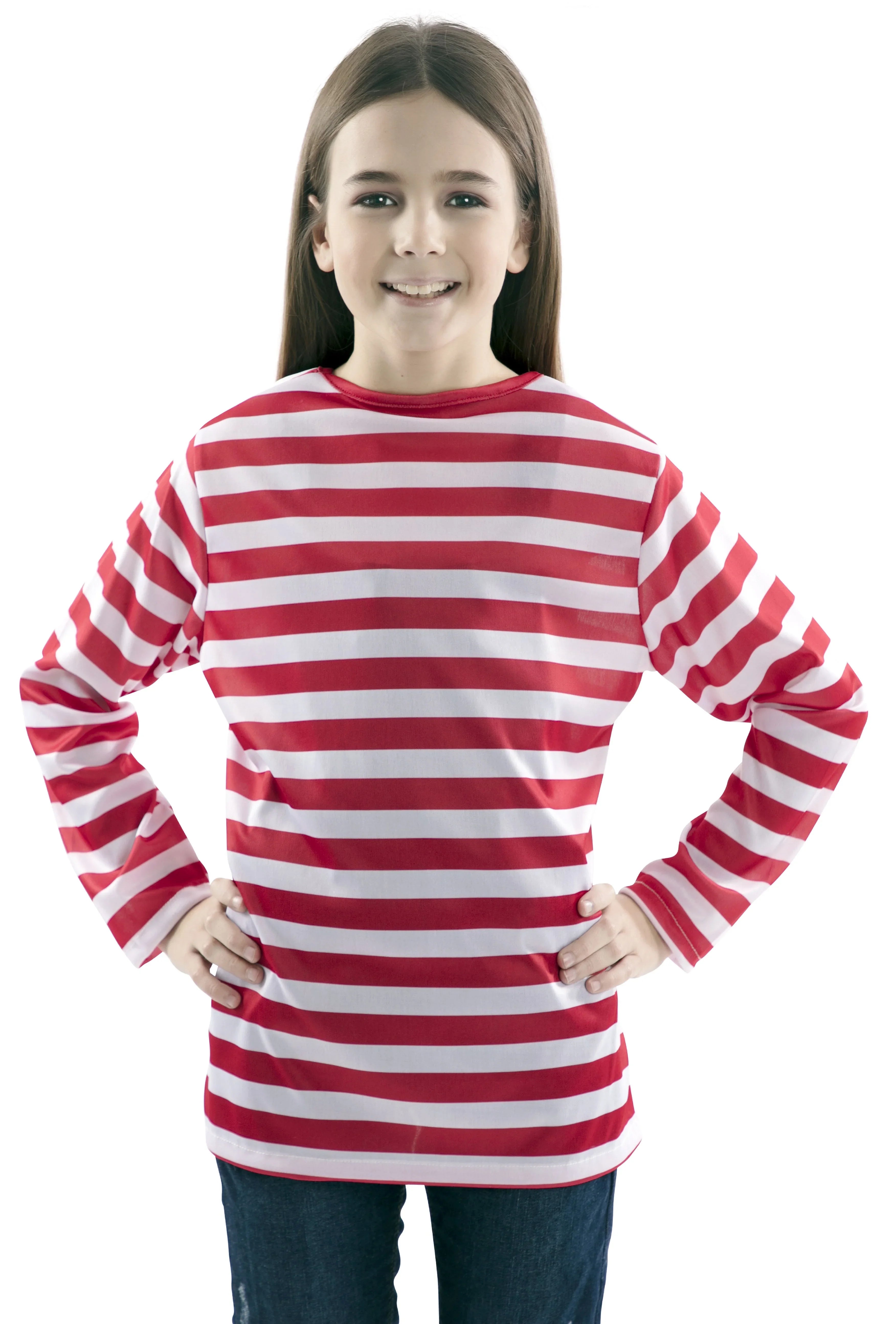 Camiseta de Rayas Rojas y Blancas Infantil Chaquetas, Chalecos y Camisas EuroCarnavales