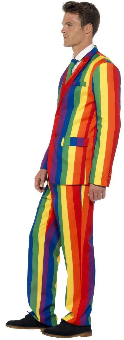 Traje de Rayas Multicolor para Hombre Trajes Originales Smiffys