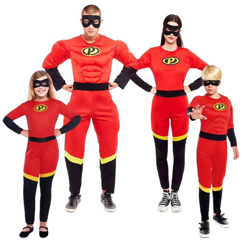 Disfraces para Grupo de Superhéroes Increíbles Los Increíbles Disfraces Simon
