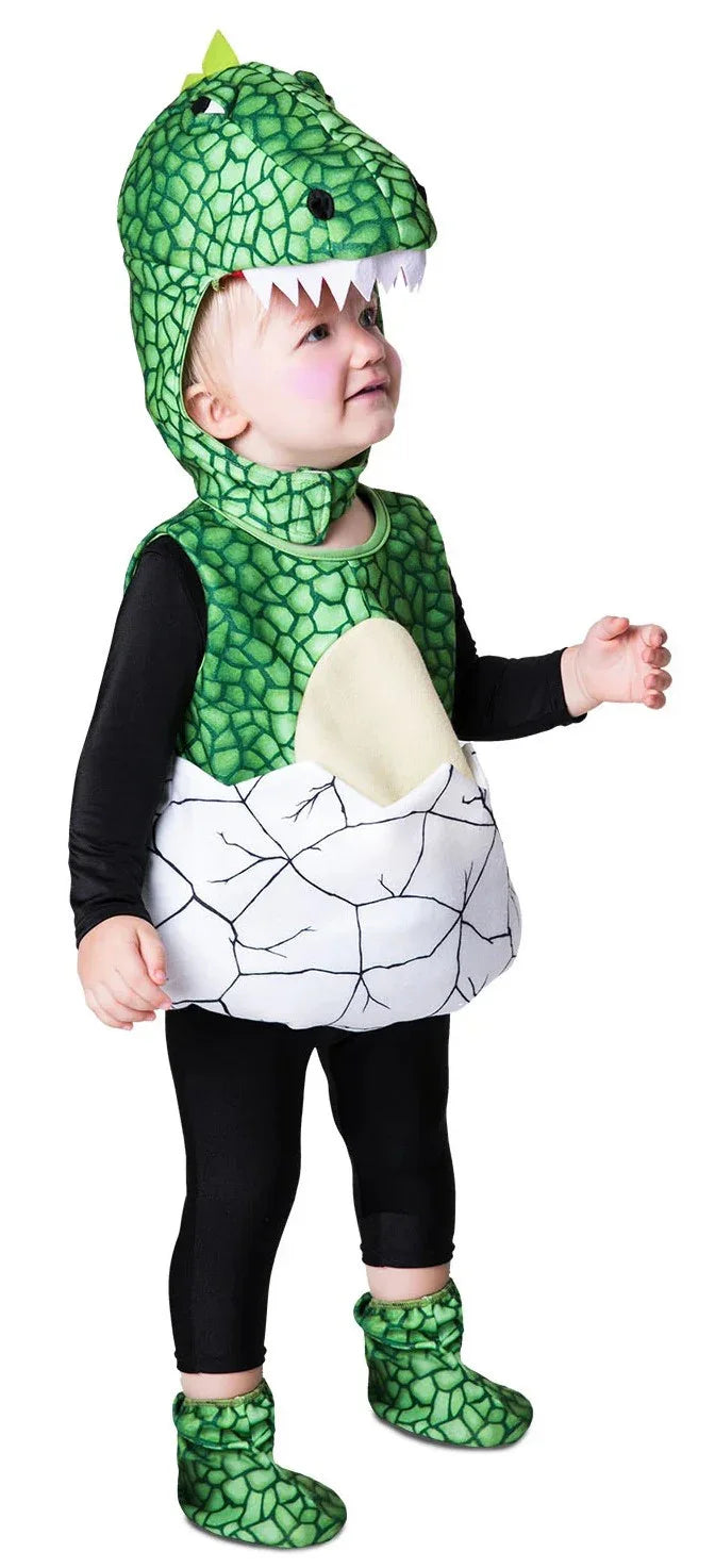 Disfraz de Dinosaurio en Huevo para Bebé Dragón y Dinosaurio Viving