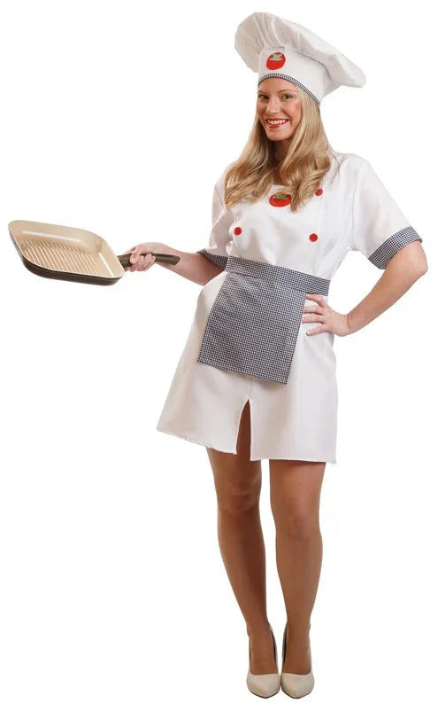 Disfraz de Cocinera Chef para Mujer Cocineros El Rey del Carnaval