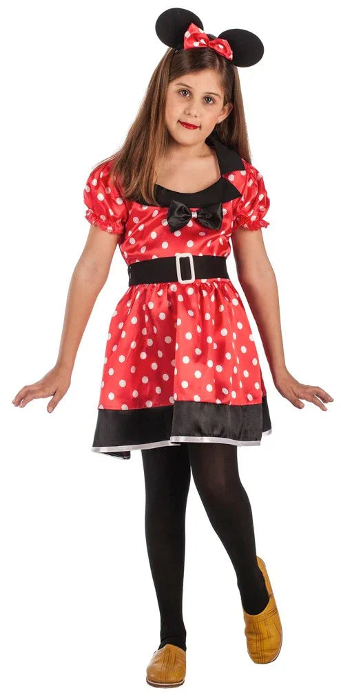 Disfraz de Ratoncita Minnie Mouse para Niña Mickey Mouse & Minnie Mouse El Rey del Carnaval