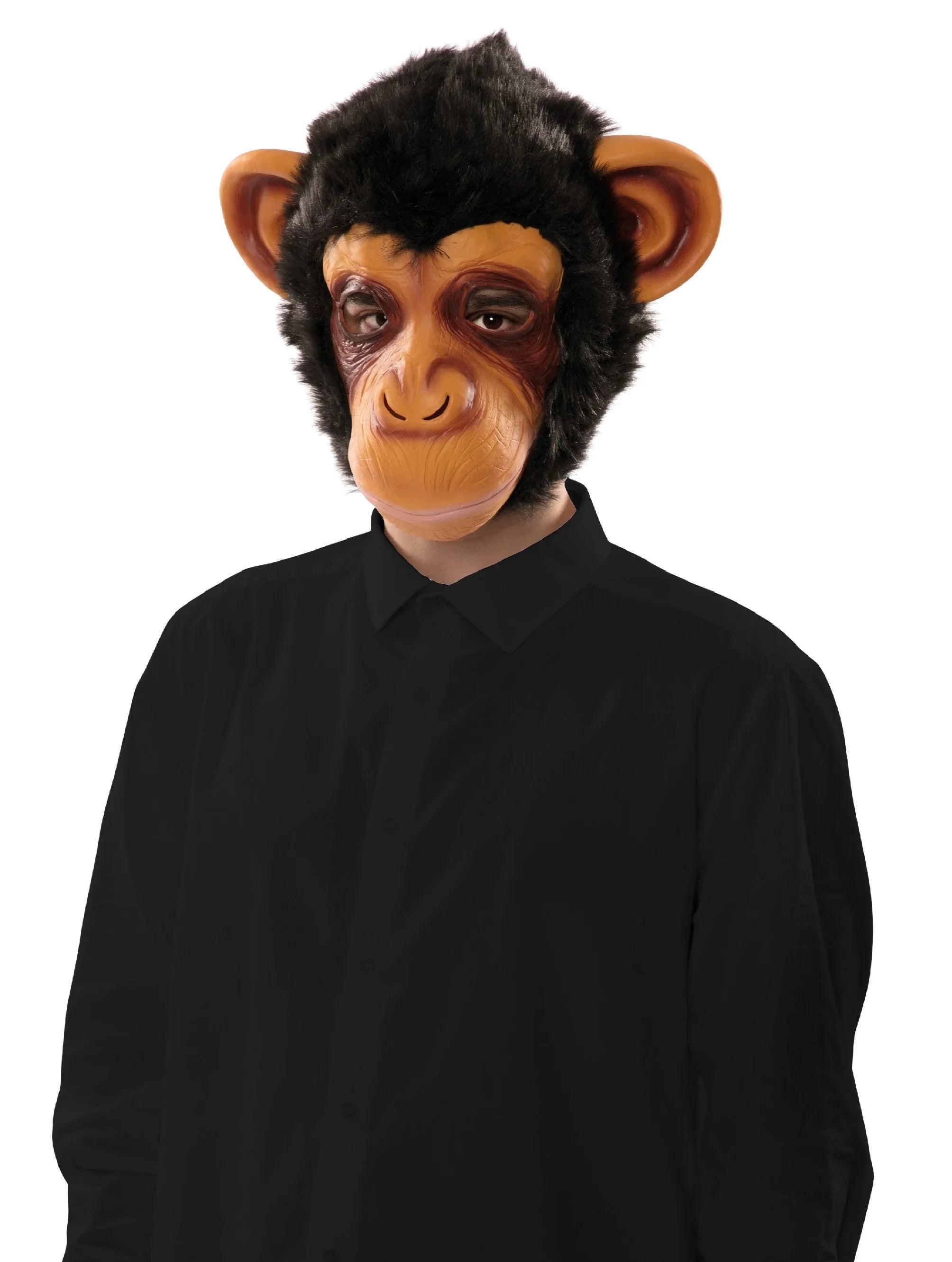 Máscara de Mono de Látex con Pelo Mono y Gorila EuroCarnavales