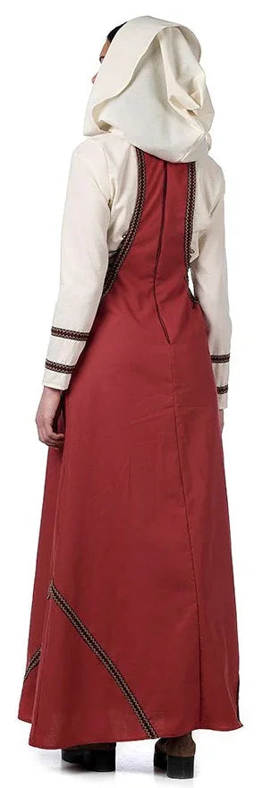 Disfraz de Dama Medieval con Capucha para Mujer Princesas y Damas Medievales Limit Sport