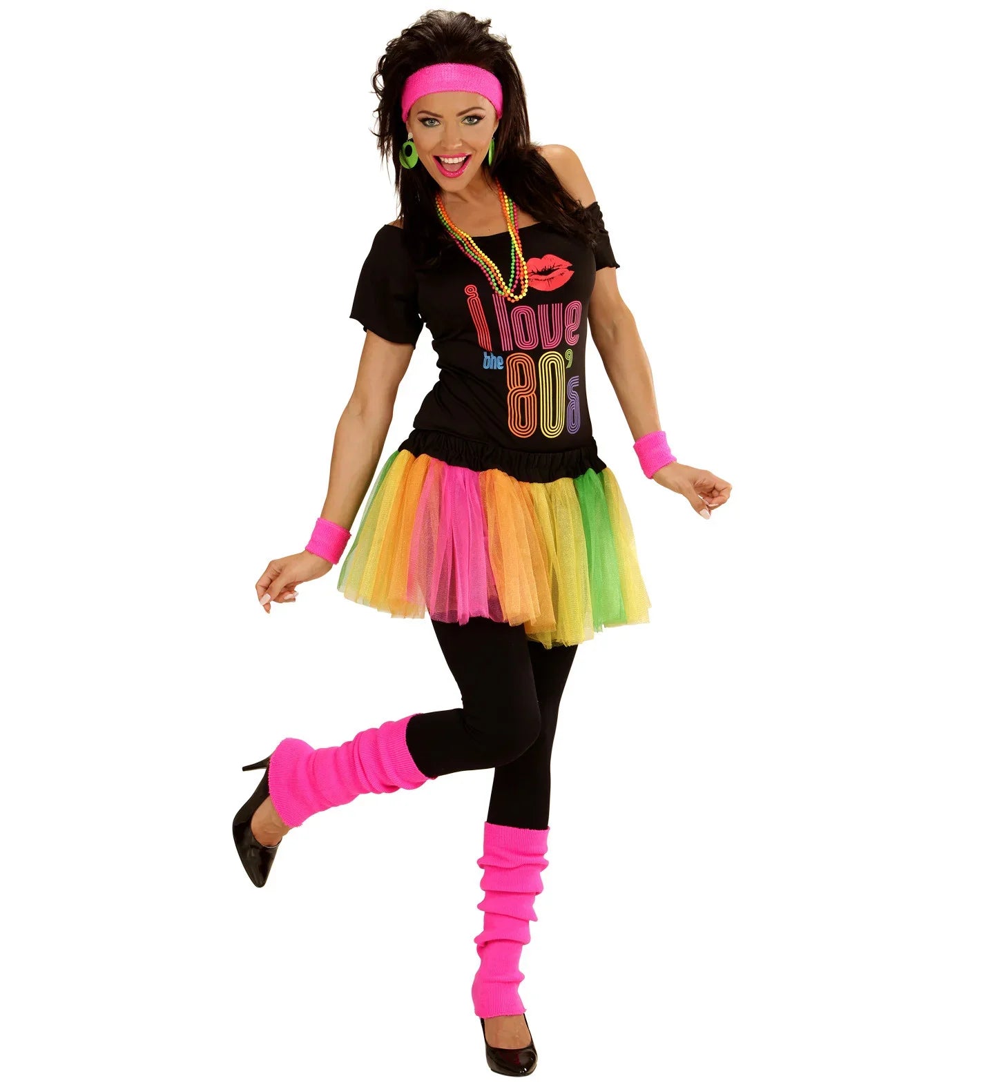 Calentadores Neón Años 80 en Colores Años 80 Widmann