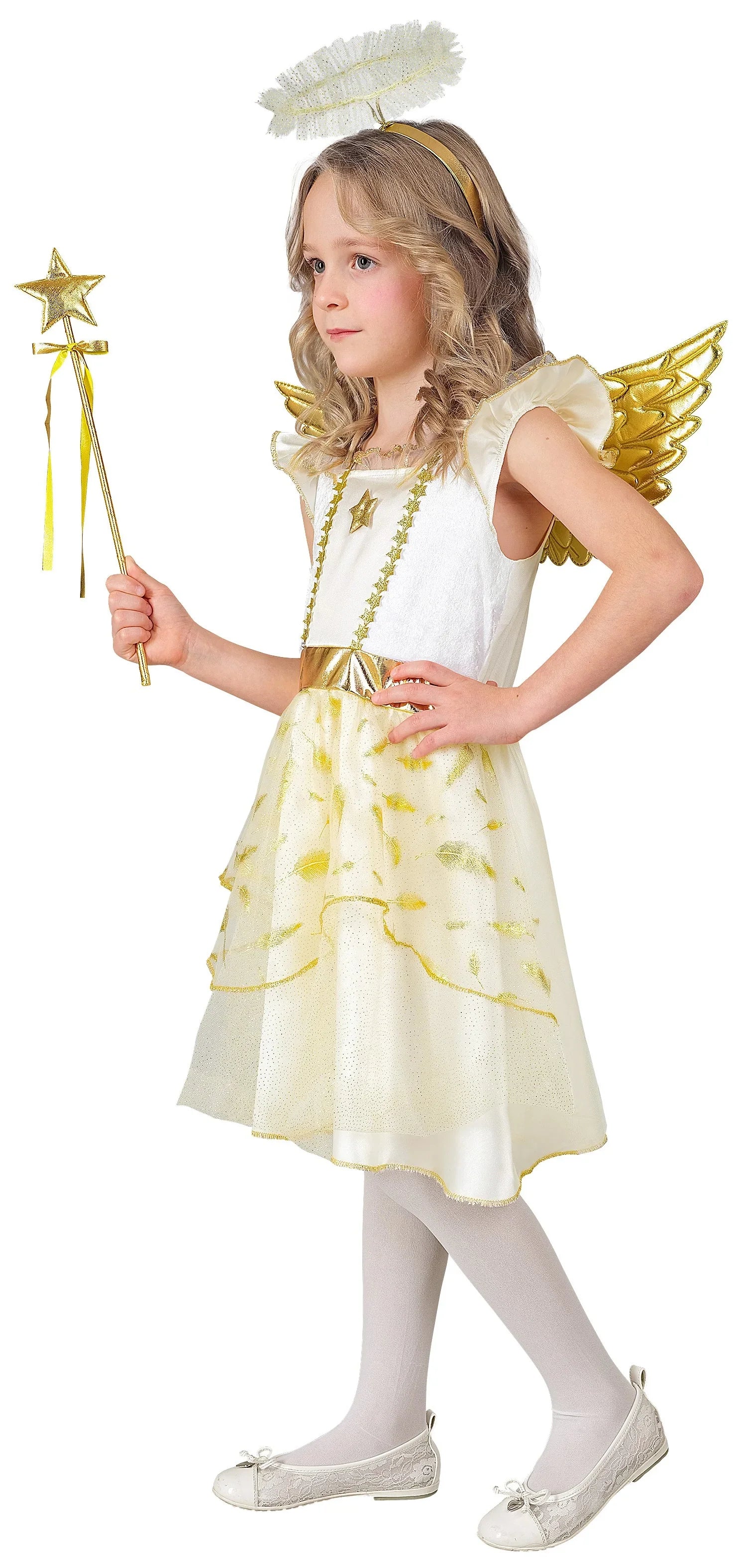 Disfraz de Ángel Celestial para Niña Ángeles Widmann
