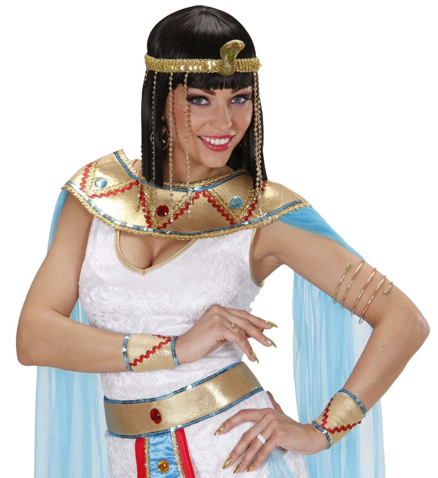 Brazalete de Egipcia Dorado de Serpiente Complementos Egipcios Widmann