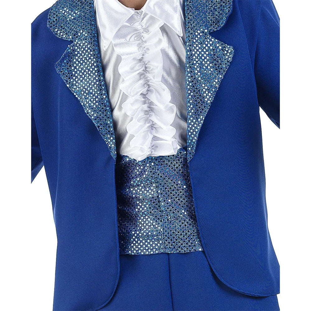 Disfraz Disco Azul Premium para Adulto Discotequeros Limit Sport