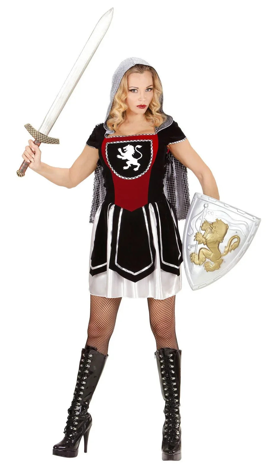 Disfraz de Caballero Real Medieval para Mujer Caballeros y Cruzados Medievales Widmann