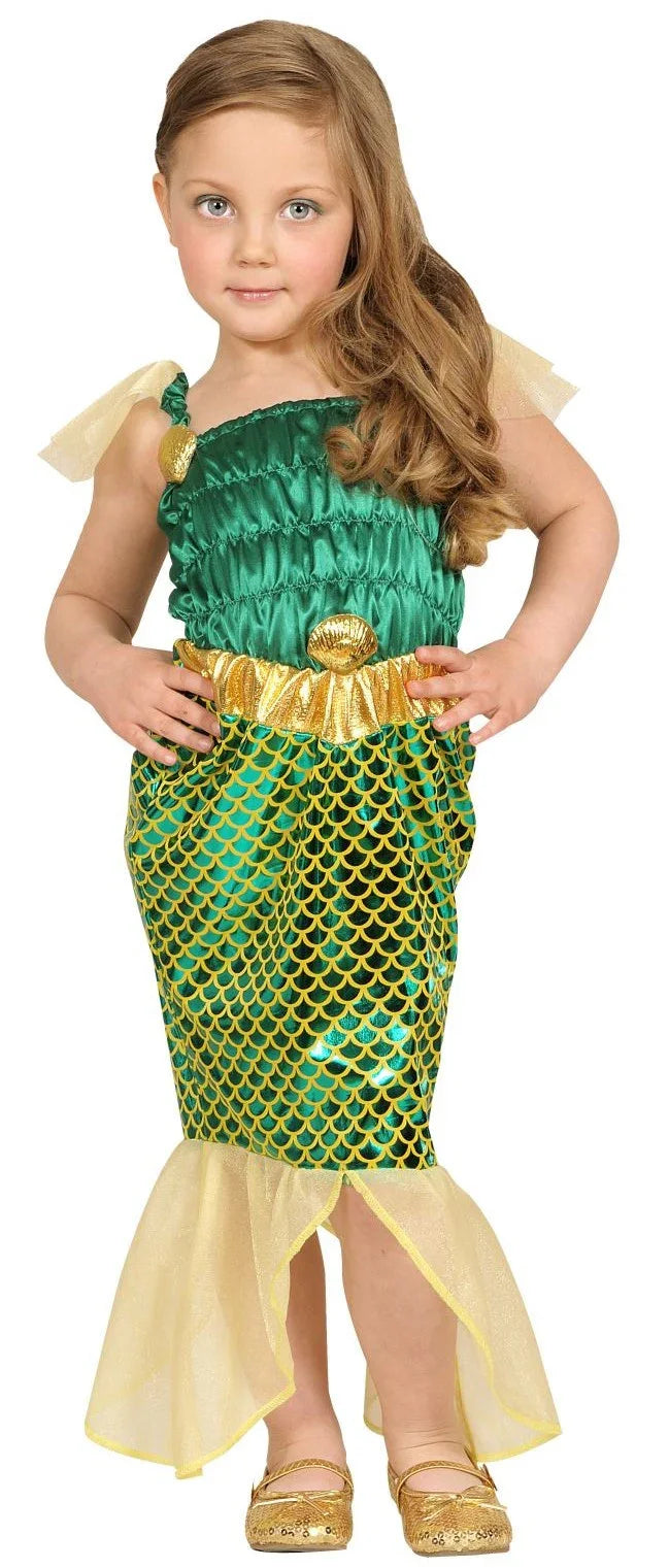Disfraz de Sirena del Mar para Niña Sirena Widmann