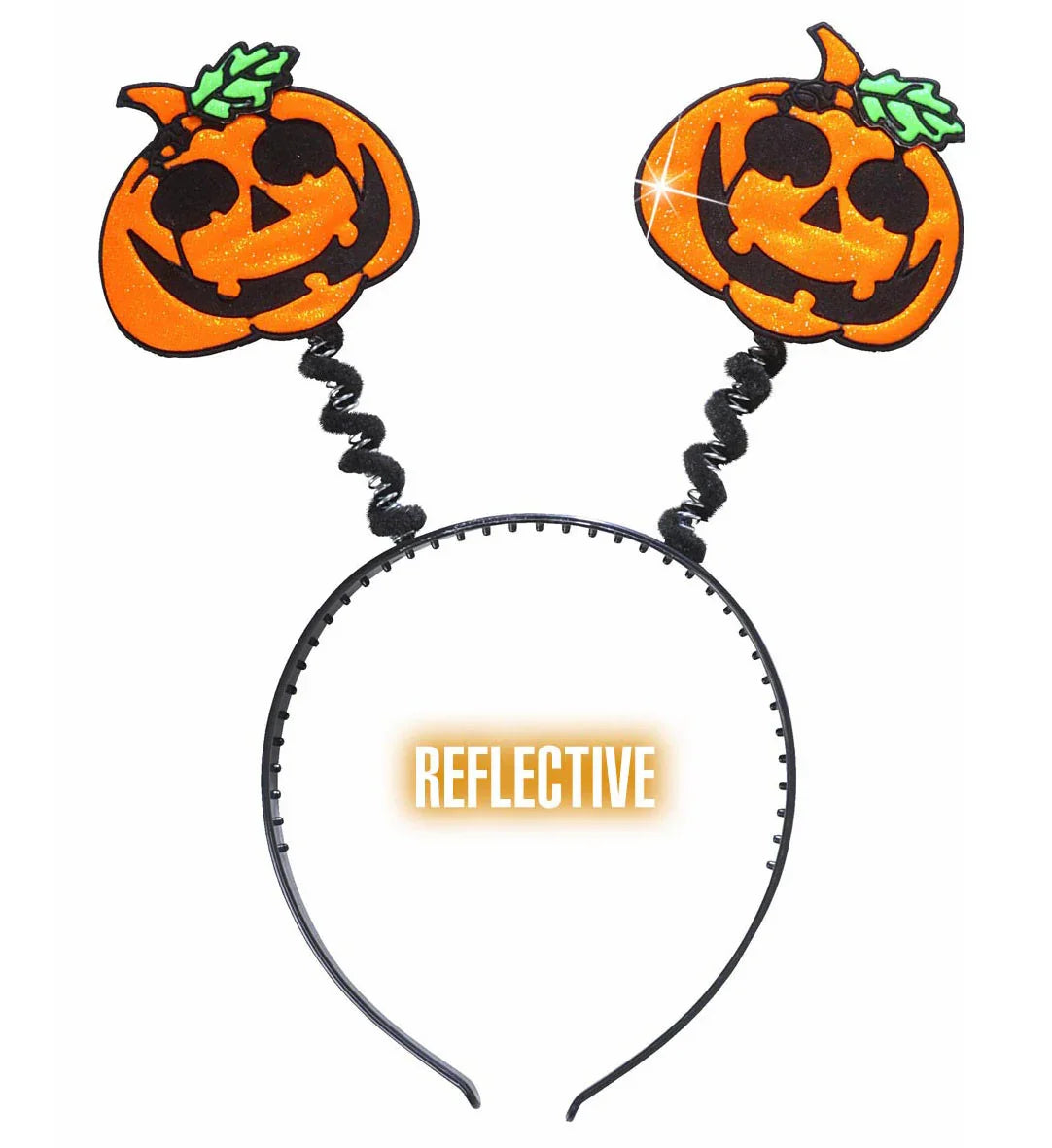 Diadema con Antenas de Calabazas Reflectantes Calabaza Widmann