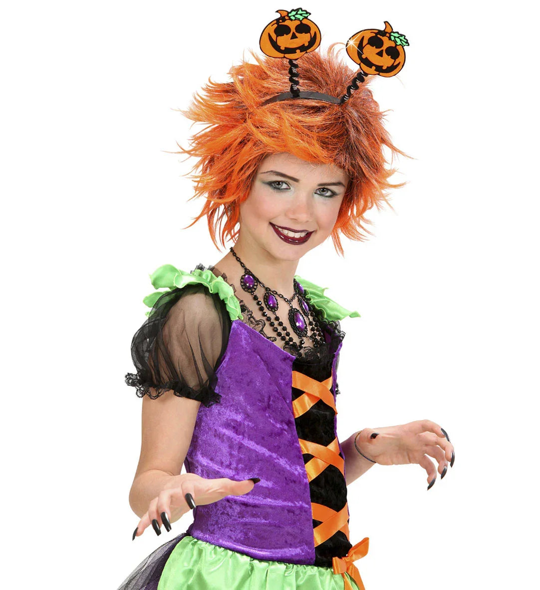 Diadema con Antenas de Calabazas Reflectantes Calabaza Widmann