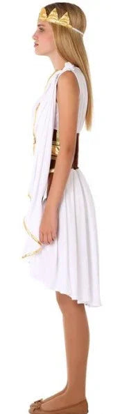 Disfraz de Princesa Griega para Adolescente Damas Romanas y Griegas Atosa