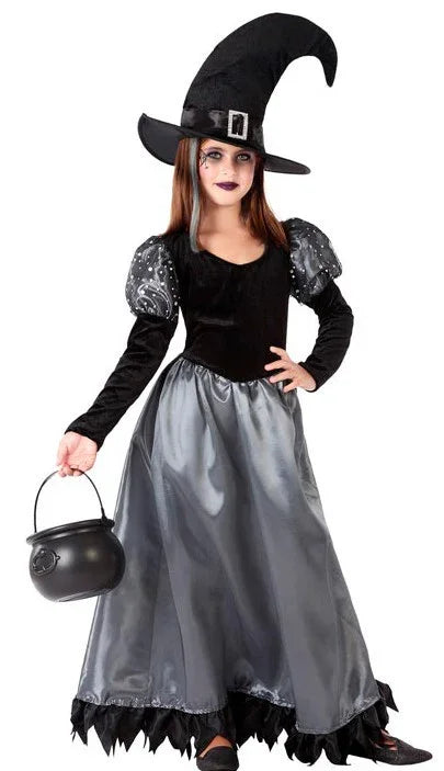 Disfraz de Bruja Oscura para Niña Brujas Atosa