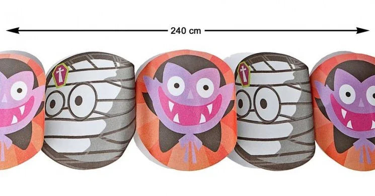 Guirnalda de Halloween con Momias y Vampiros Guirnaldas Atosa