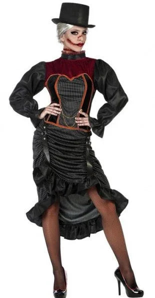 Disfraz de Vampira Victoriana para Mujer Vampiros y vampiresas Atosa